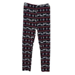 ❤️ 🆕 JUST ONE Girls Christmas Pants Size L